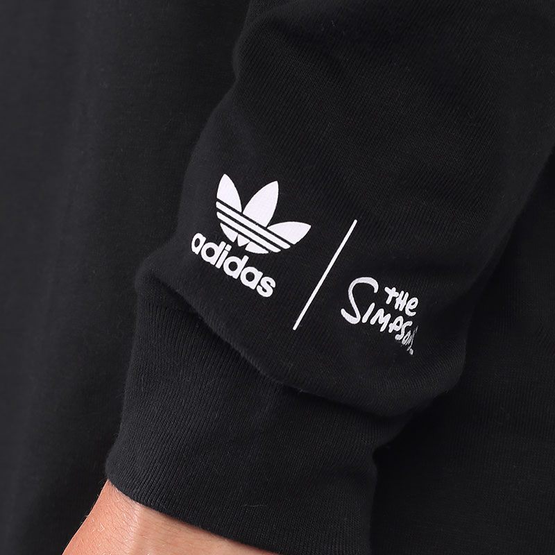 Лонгслив adidas SMPS KB LS TEE (HA5819)  - цена, описание, фото 4